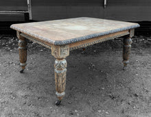 Load image into Gallery viewer, LARGE ANTIQUE 19th CENTURY ENGLISH CARVED OAK EXTENDING DINING TABLE, c1900
