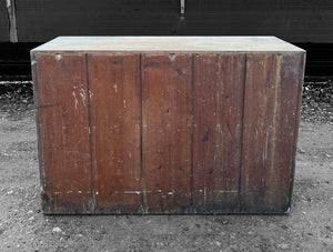 ANTIQUE 19th CENTURY ENGLISH PINE CHEMISTS CUPBOARD, c1900