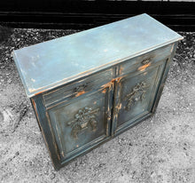 Load image into Gallery viewer, ANTIQUE 19th CENTURY FRENCH ORNATE OAK PAINTED CUPBOARD, c1900
