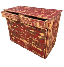 Load image into Gallery viewer, ANTIQUE 19TH CENTURY FRENCH RUSTIC ORIGINAL PAINTED CHEST, C1900
