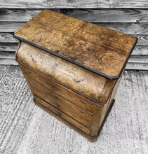 Load image into Gallery viewer, ANTIQUE 19TH CENTURY FRENCH BURR WALNUT DRESSING CHEST WITH DRAWERS, C1900
