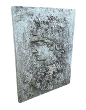 Load image into Gallery viewer, 20TH CENTURY FRENCH WEATHERED STONE PORTRAIT PLAQUE
