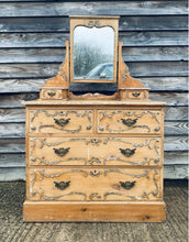 Load image into Gallery viewer, ANTIQUE 19th CENTURY FRENCH PINE DRESSING CHEST, C1900
