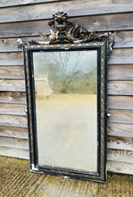 Load image into Gallery viewer, ANTIQUE 19th CENTURY GILTWOOD OVERMANTLE WALL MIRROR, C1900
