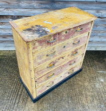 Load image into Gallery viewer, ANTIQUE 19th CENTURY ORIGINAL PAINT CHEST OF DRAWERS, C1900
