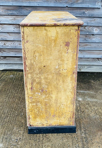 ANTIQUE 19th CENTURY ORIGINAL PAINT CHEST OF DRAWERS, C1900