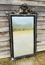 Load image into Gallery viewer, ANTIQUE 19th CENTURY GILTWOOD OVERMANTLE WALL MIRROR, C1900
