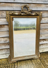 Load image into Gallery viewer, ANTIQUE 19th CENTURY GILTWOOD OVERMANTLE WALL MIRROR, C1900
